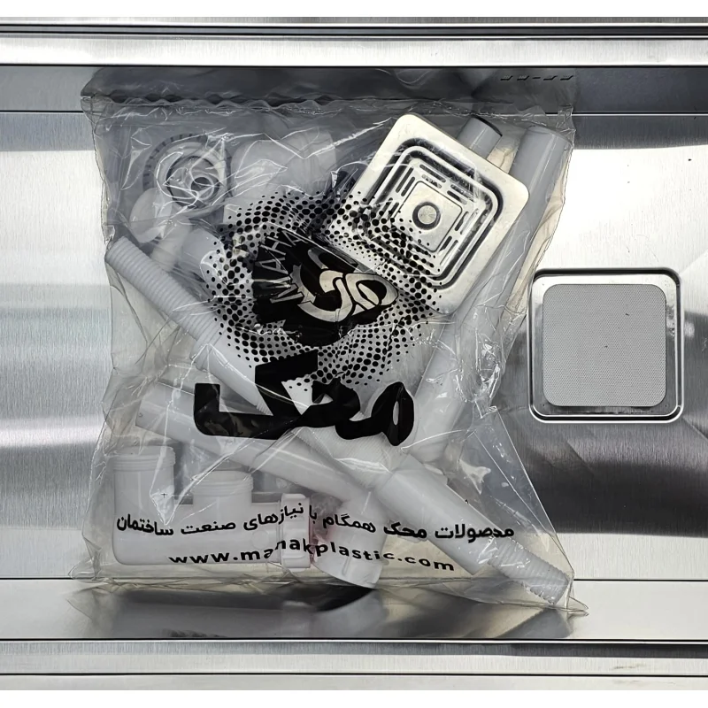 سیفون تک مربع سینک آشپزخانه